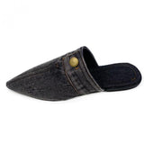 Irma Pointed Toe Denim Slippers - 3 Colors watereverysunday