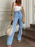 Jamie High Waisted Wide Leg Jeans - 4 Colors watereverysunday