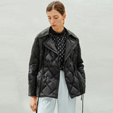 Janni Quilted Feather Down Puffer Jacket watereverysunday