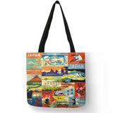 Vintage 80's Product Retro Graphic Tote Bags