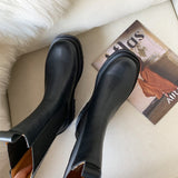 Jazz Military Style Chelsea Boots watereverysunday