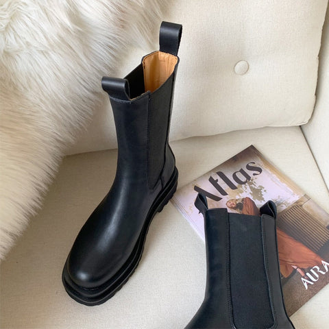 Jazz Military Style Chelsea Boots