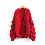 Jennifer Chunky Hand Knit Cardigan Sweater - 7 Colors watereverysunday