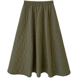 Jillian Quilted Casual Flare Skirts - 4 Colors watereverysunday
