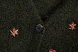 Jimin Embroidery Vintage Knit Cardigan watereverysunday