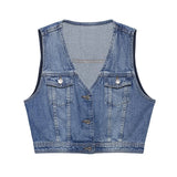 Joanna Bohemian Denim Vest
