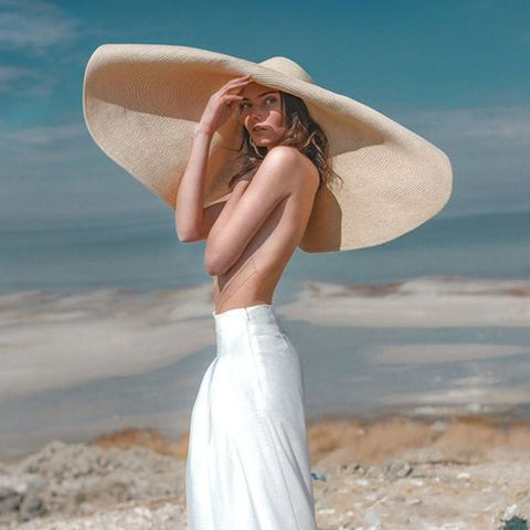 Jofia Oversized Large Wide Brim Sun Hats in 2024