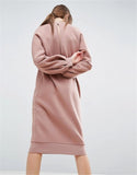 Jolene Puff Sleeve Sweatshirt Mini Dress - 2 Colors watereverysunday