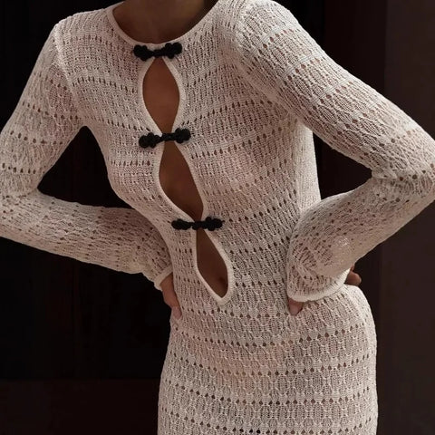 Jolene Crochet Lace Maxi Halter Dress Jolene Crochet Lace Maxi Halter Dress