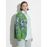 Jordana Asymmetric Knit–Shirt Hybrid Top