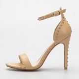 Josie Riveted Strap Sandals - 2 Colors watereverysunday