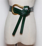 Jumbo U Shaped Leather Tassel Belts - 7 Colors watereverysunday