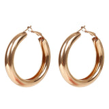 Kajsa Big Hoop Earrings - Gold or Silver watereverysunday
