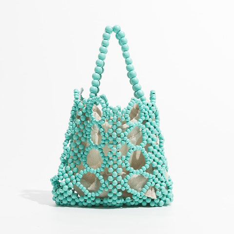 Kana Colorful Beaded Mini Tote Bag - 4 Colors watereverysunday