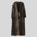 Karuna Leopard Print Belted Trench Coat