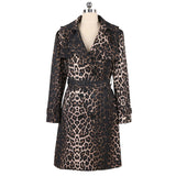Karuna Leopard Trench Coats
