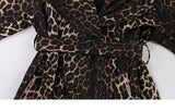 Karuna Leopard Print Belted Trench Coat