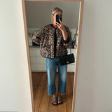Keith Leopard Light Quilted Jackets