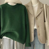Kiera Casual Basic Woolen Sweater