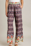 Krie Bohemian Floral Print Casual Pants