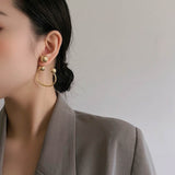 LaCella Punk Pierce-Ball Earrings - Gold or Silver watereverysunday