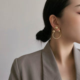LaCella Punk Pierce-Ball Earrings - Gold or Silver watereverysunday