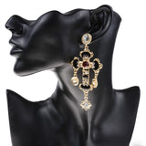 Larissa Baroque Bejewel Cross Earrings - 2 Styles watereverysunday