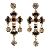 Larissa Baroque Bejewel Cross Earrings - 2 Styles watereverysunday