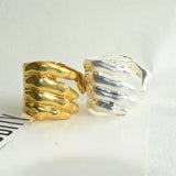 Lilithe Sculptural Hand Cuff Bracelet