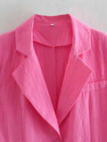 Linsey Oversized Pink Blazer - 2 Colors watereverysunday