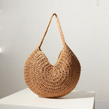 Lisna Seashell Straw Hobo Bags - 2 Colors watereverysunday