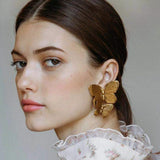 Lissa Butterflies Earrings - Gold or Silver watereverysunday
