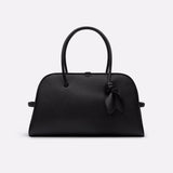 Lolanda Croco Embossed Suede Bowling Bag