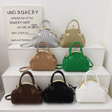 Loreth Chevron Pattern Woven Coin Bags - 7 Colors watereverysunday