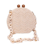 Lorie Round Mini Bag With Resin Straps - 3 Styles watereverysunday
