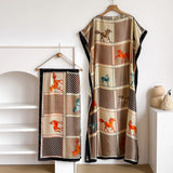 Lorna Scarf Dress & Shawl Set