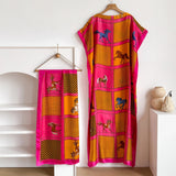 Lorna Scarf Dress & Shawl Set