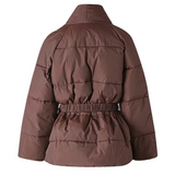 Lorna Belted Wrap Puffer Jacket
