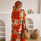 Lorna Scarf Dress & Shawl Set