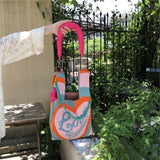 Love and Heart Knit Bags with Shoulder Strap Set watereverysunday