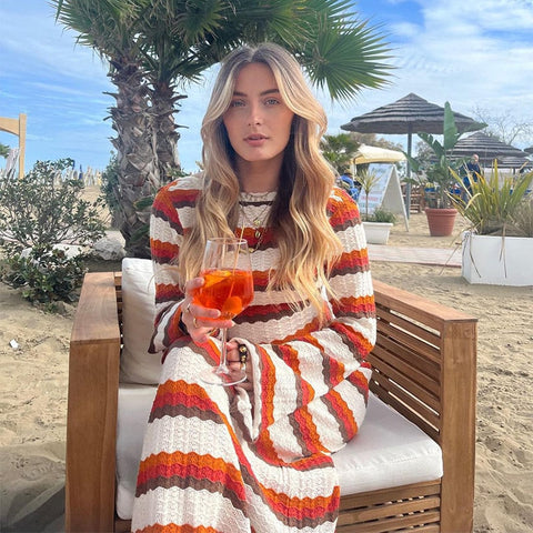 Lua Zigzag Pattern Crochet Open Back Maxi Dress - 2 Colors watereverysunday Lua Zigzag Pattern Crochet Open Back Maxi Dress - 2 Colors watereverysunday