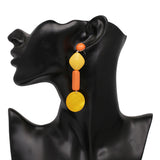 Lucie Acetate Resin Chain Drop Earrings - 6 Colors watereverysunday