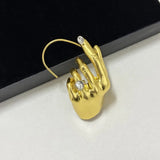 Lyke Sculptural Hand Ear Cuff