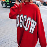 MOSCOW Oversized Knit Sweater watereverysunday