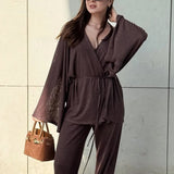 Madalena Gauze Lounge Pajama Set