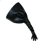 Maelle Exaggerated Sleeve Faux Leather Gloves - 4 Colors watereverysunday