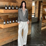 Maggie Patchwork Layered Knit Top