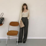Maige Pleated Wide Leg Pants - 2 Colors watereverysunday