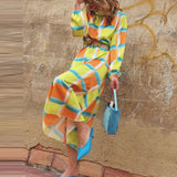 Maire Colorful Smock Neck Midi Dress - 4 Styles watereverysunday
