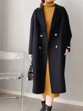 Maithe Double-Faced Wool Cocoon Coat